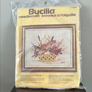Bucilla Needlecraft Dried Flowers Wall Panel Kit